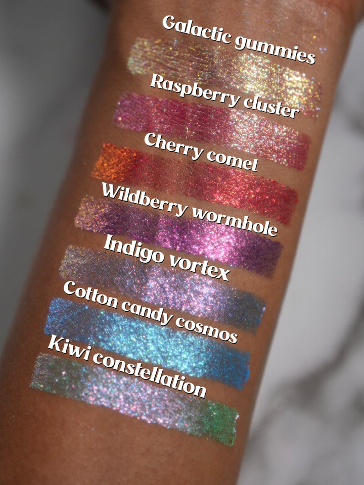 The Space Candy Collection | 14 Multichrome & Duochrome Pressed Pigment Singles