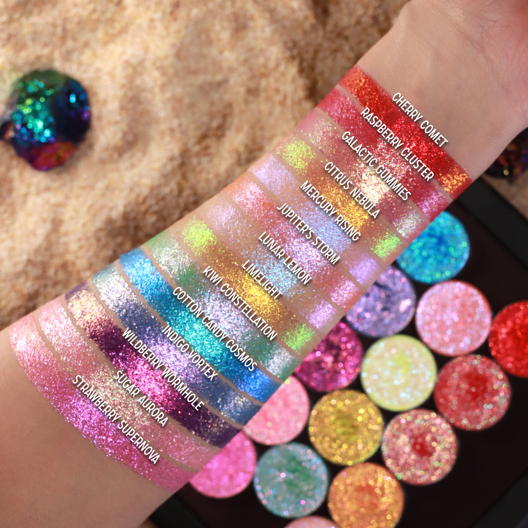 The Space Candy Collection | 14 Multichrome & Duochrome Pressed Pigment Singles